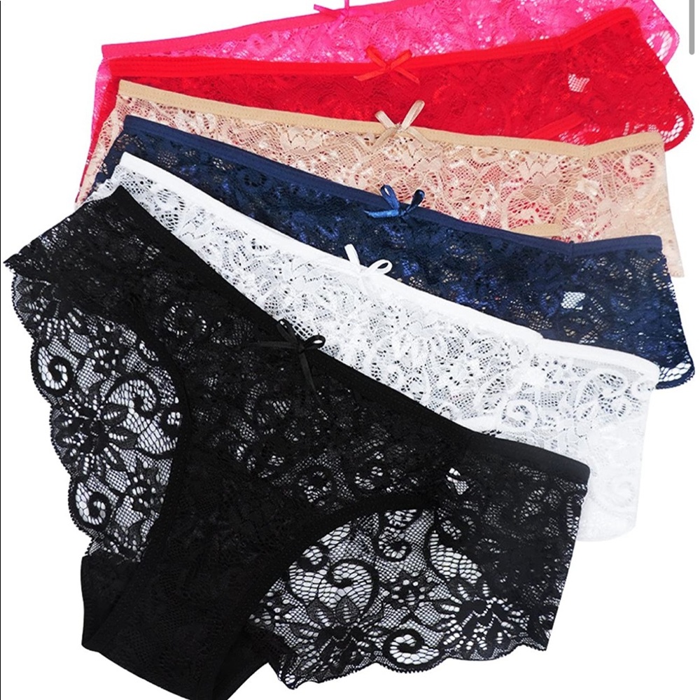 Seamless Bikini Lace Underwear 6pcs
